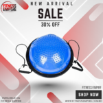 Mini Massage Type Balance Trainer Yoga Half Ball Bosu Ball